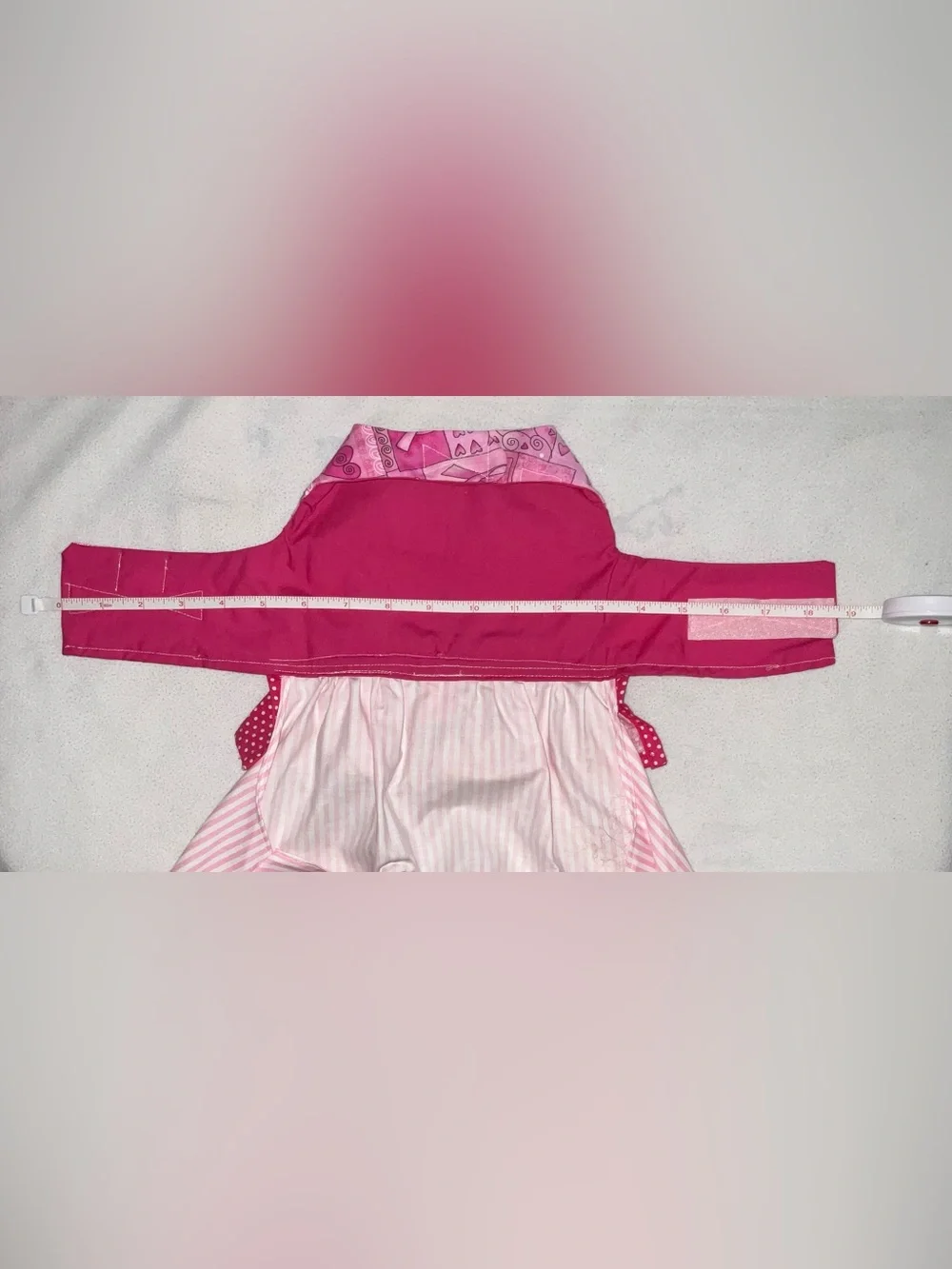 Gorgeous Boutique Custom Made Bella Pink Breast Cancer Dog Jumpsuit